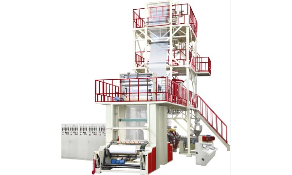 Three five layer coextruding LDPE film machine up rotary blown film machine IBC thick film p