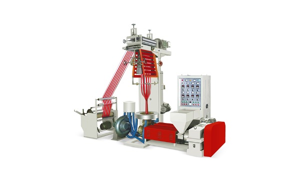 Double color HDPE film blowing machine