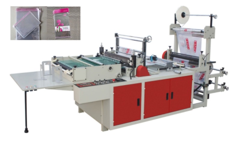 Auto express bag courier bag side sealing hot cutting bag making machine