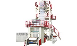 Three five layer coextruding LDPE film machine up rotary blown film machine IBC thick film p